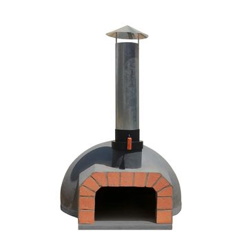 Wood-fired Pizza Oven (with stainless steel paddle and door fitted with thermostat)