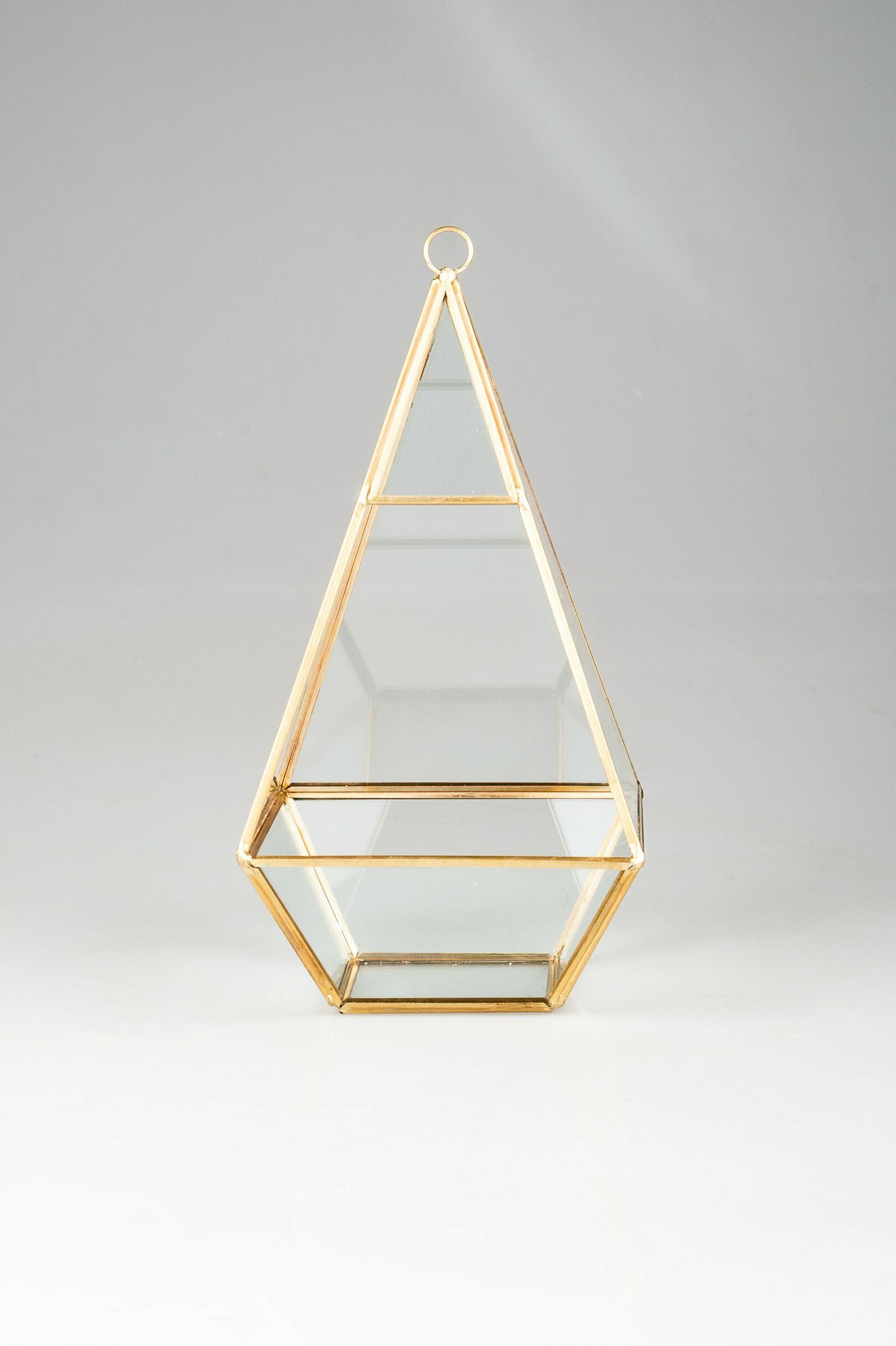 PYRAMID 12CMX12CMX14CM GOLD