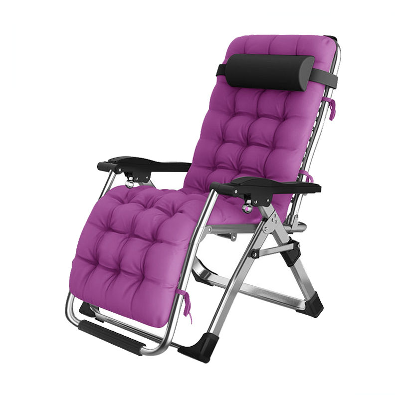 FOLDING DECK CHAIR WITH CUSHION