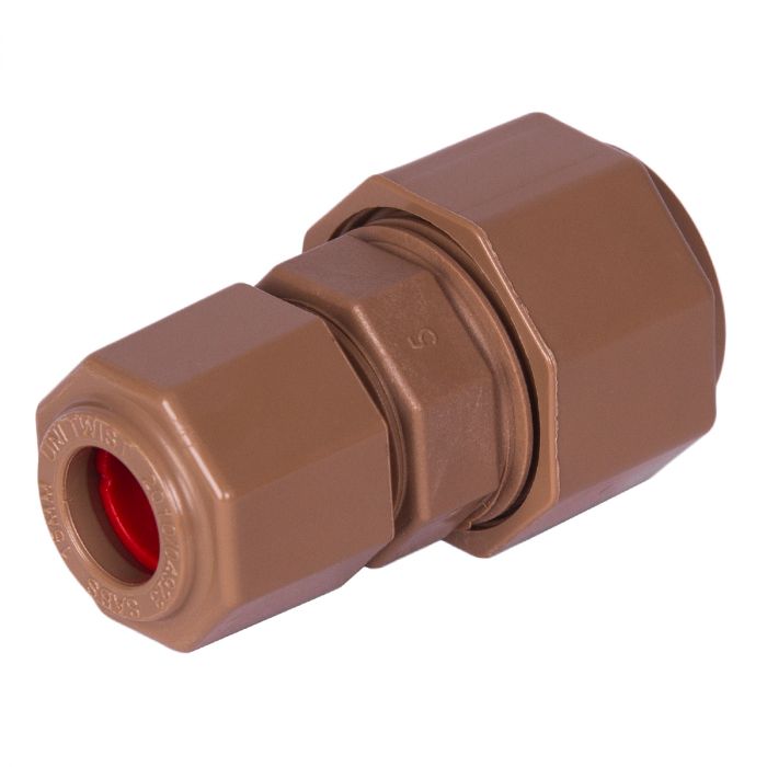 Bulk Pack x 8 Unitwist Coupler CxC Red 22mmx15mm