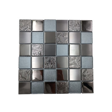 Mosaic Glass - Sterling Silver 48mm - 300x300 (per sheet)