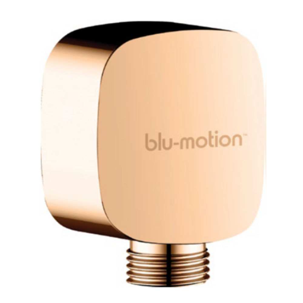 ROSE GOLD BRASS SQUARE WALL ELBOW