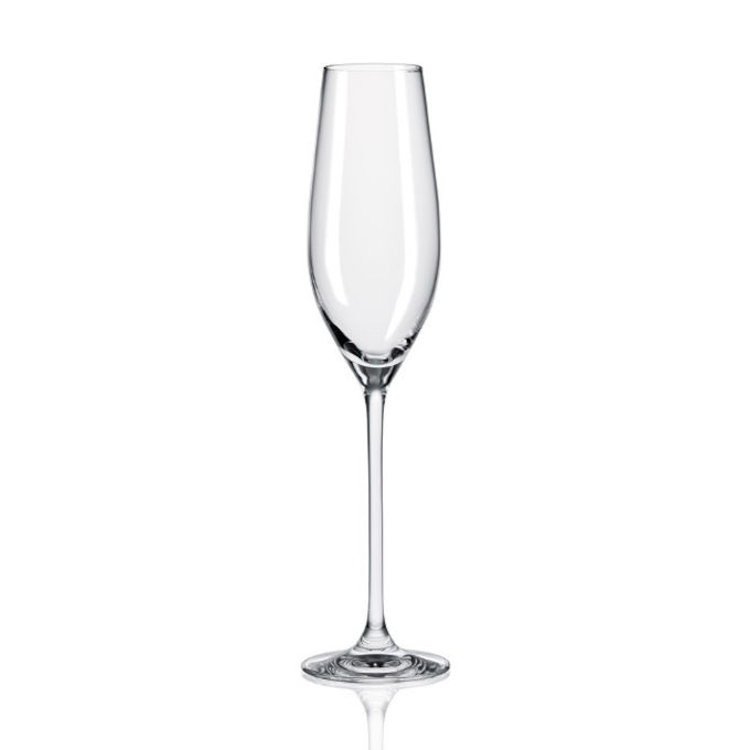 Anniversaire Champagne Crystal Glass 235ml - Set of 6