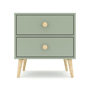 BAM! Impression Two Drawer Bedside Table - Caraz