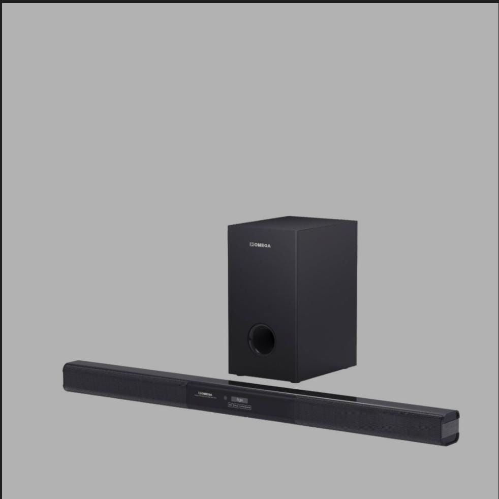 Omega 2.1 Soundbar with Wired Subwoofer - Level-Rich Bass SAV-101X