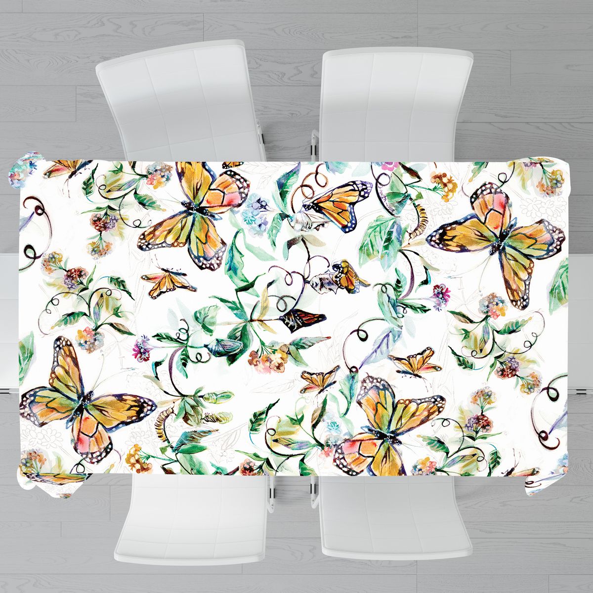 Butterfly Life By Kristin Van Lieshout Rectangle Tablecloth | LEROY ...