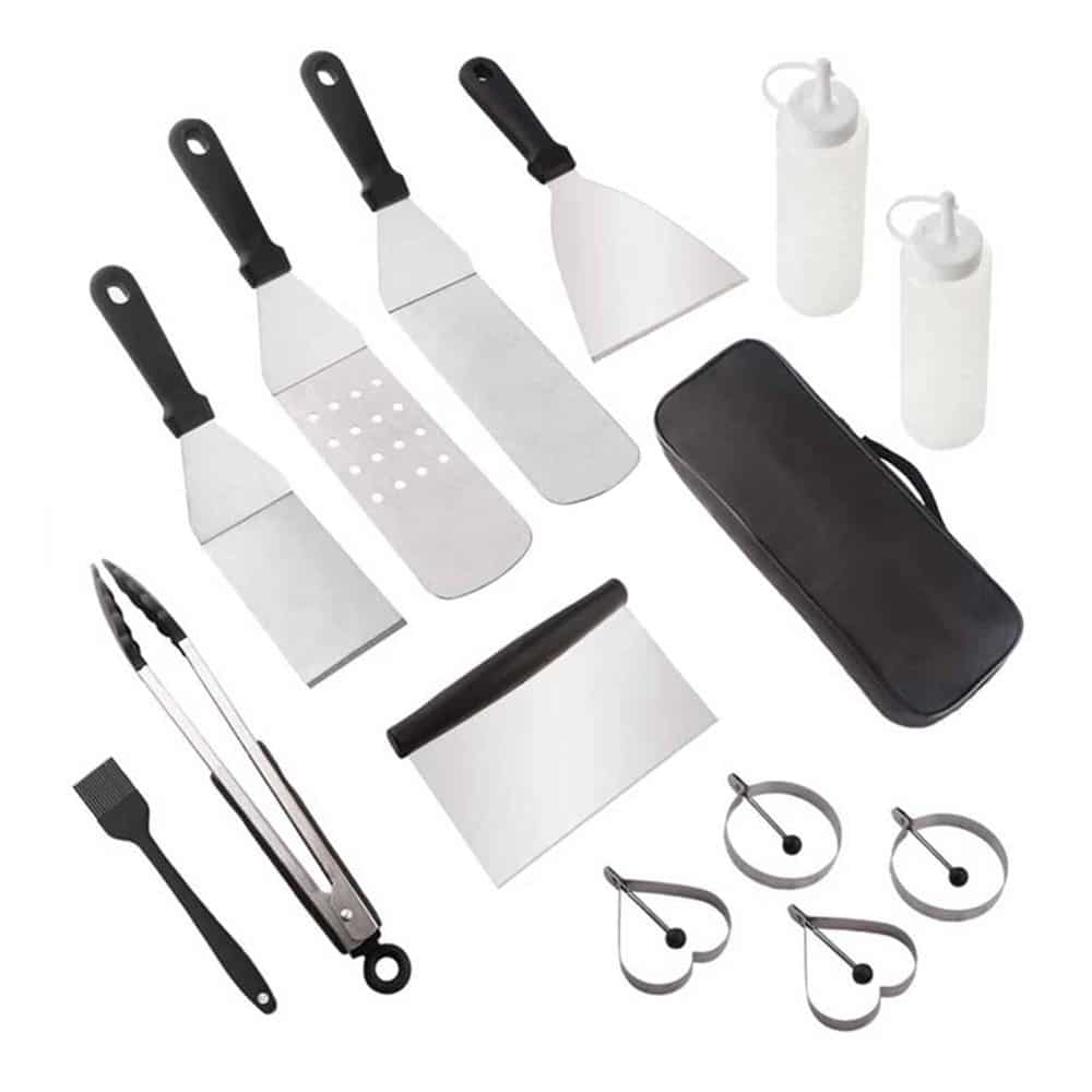 Killer Deals BEICHEN 14 Set Braai/ Camping Flat Grill Tool Accessories Set