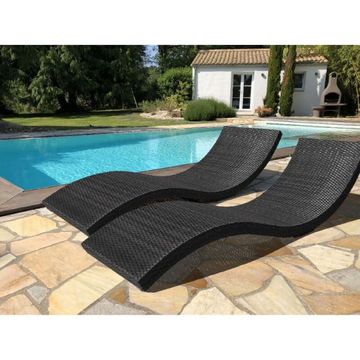 QandAHome-Riveira Sunlounger Set