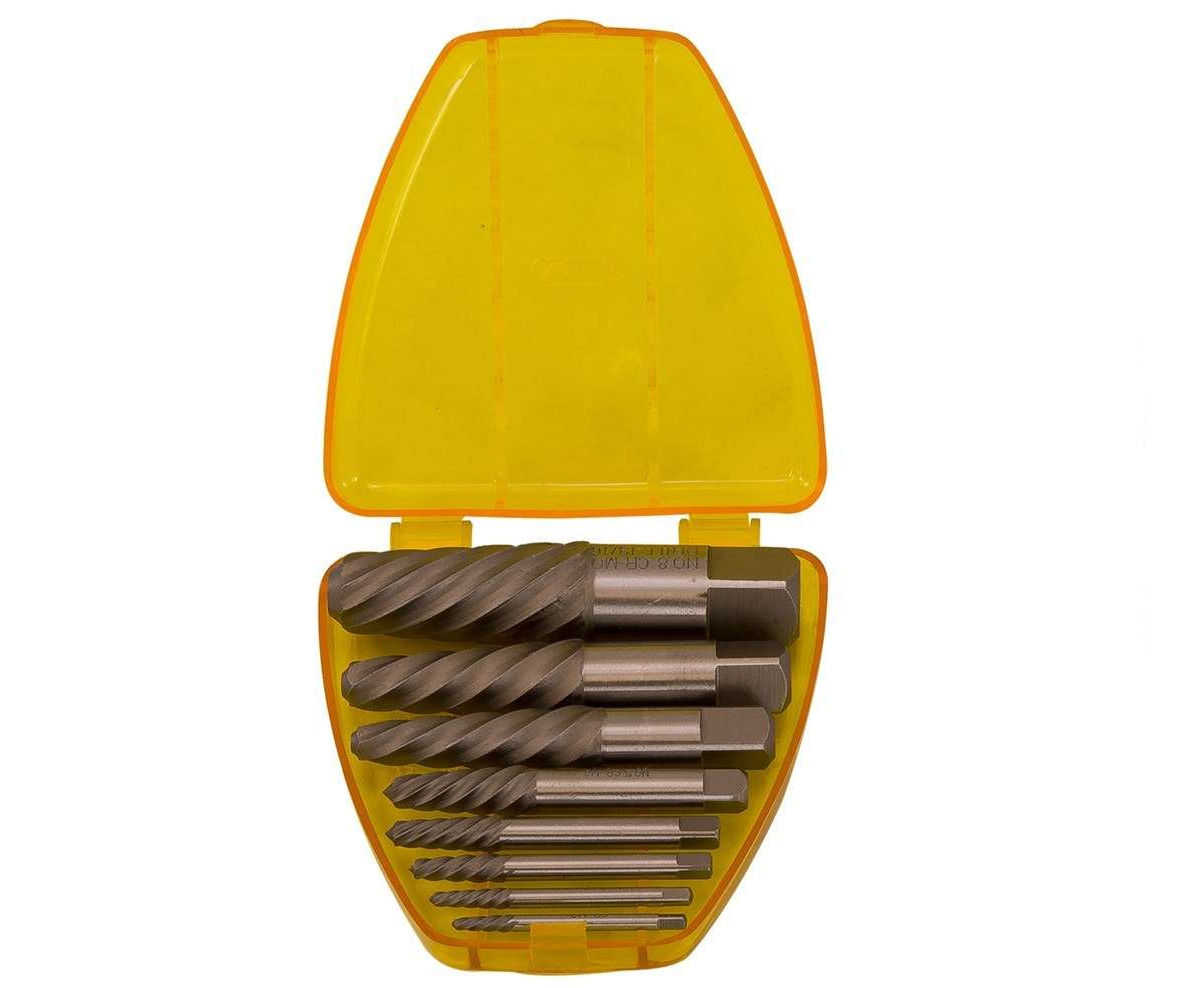 Force - 8 Piece Screw Extractor Set 5/64