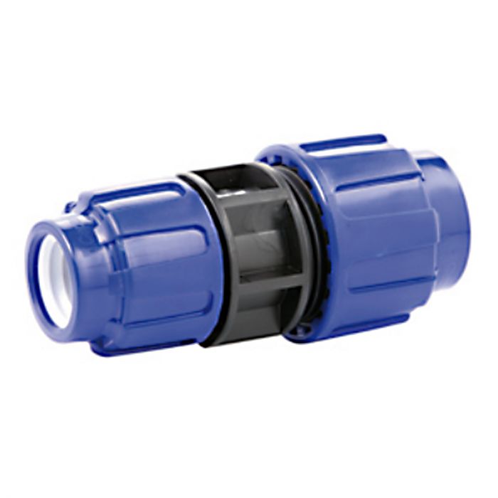 Compression Coupling - Red - 25mm x 20mm - Bulk Pack of 6