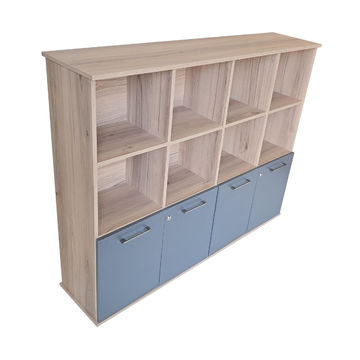 Edinburgh Filing Cabinet - Sahara & Storm Grey