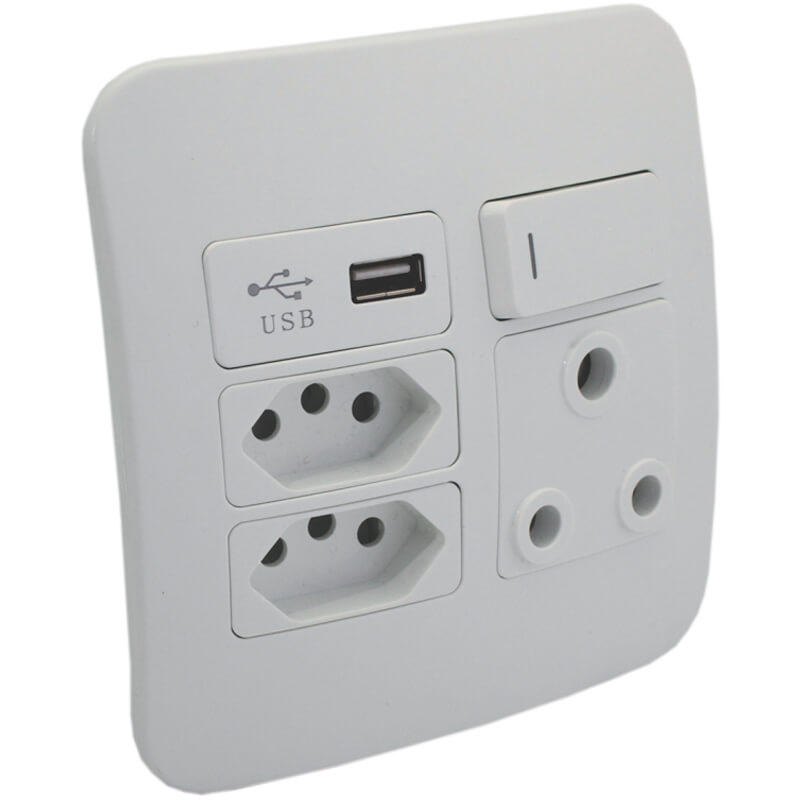 VETi 1 - USB Wall Socket - Complete