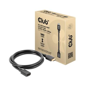 Club3D Cac-1322 1M 4K 120Hz 8K 60Hz 48Gbps Ultra High-Speed Hdmi2.1 Extension Cable
