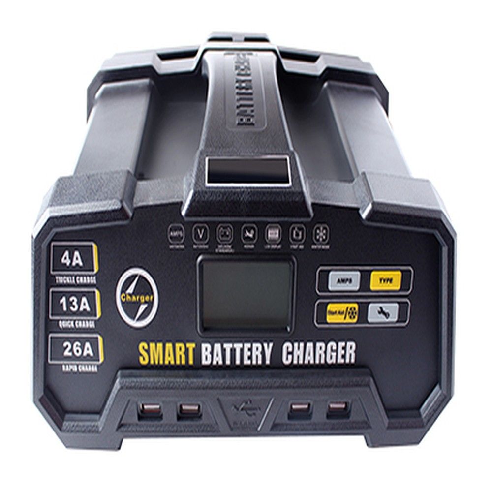 8‑Stage Smart Battery Charger 6/12/24V 24A – AGM/GEL/LiFePO₄
