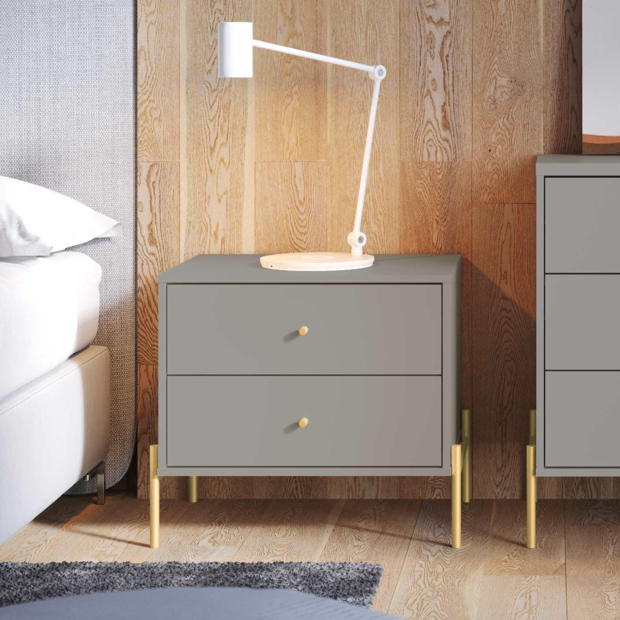 Jasper Pedestal-Grey