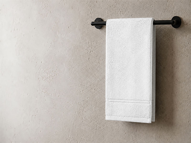 Hotel Collection 600GSM 30x50cms Guest Towel - 01 Pc Pack - Optical White