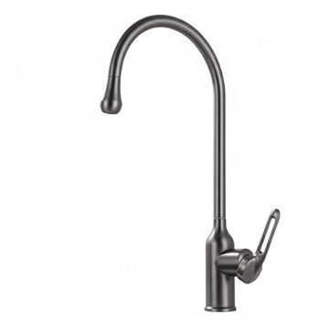 Kitchen faucet stainless steel grey tap