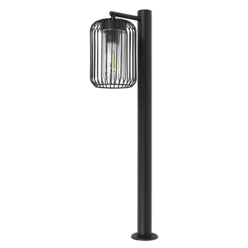 Koda Black Outdoor Bollard
