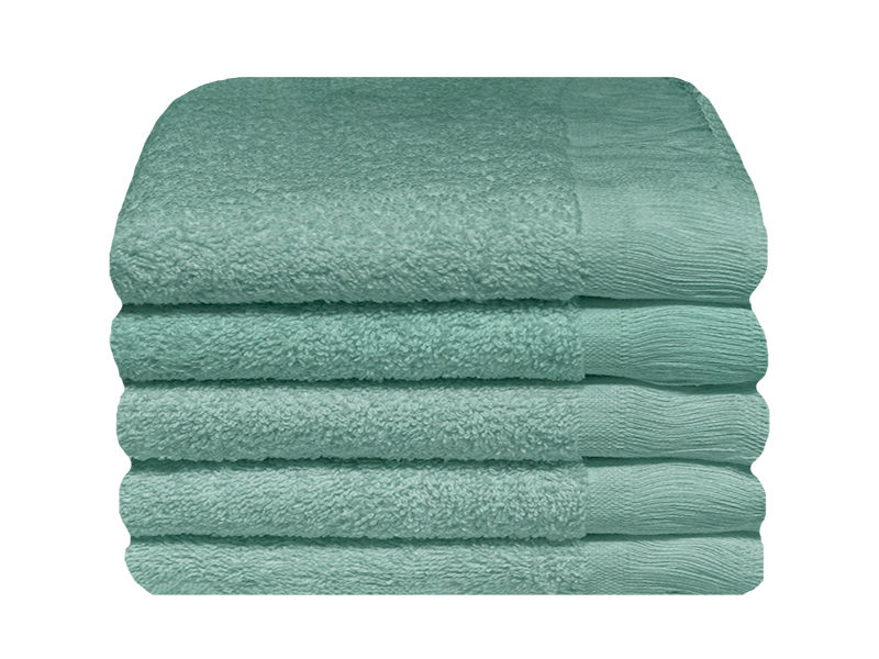 Plush 380 GSM 30x50cms Terry Fringe Guest Towel - Harbor Gray (05 Piece Pack)
