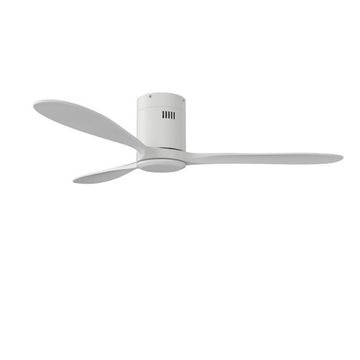 Solent Hugger 3 Blade Ceiling fan 1320mm Blade Sweep (No light) and Infra Red Remote