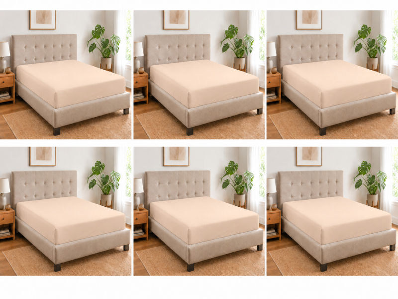 Everyday Collection Fitted Sheet - 90GSM -Hazelnut - Super King XL (6pc)