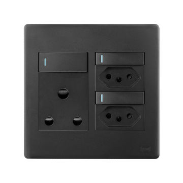 SYNERJI S/S DECO 4X4 RSA SNG + 2X3 PIN EURO - Matt Black