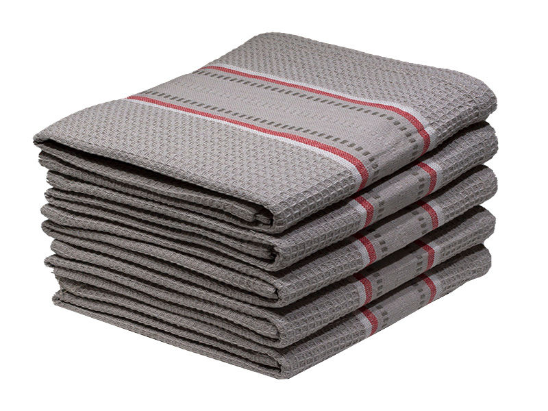 Multipurpose, Easy Fit, Absorbent Kitchen Towel - Design 2179 - 050x070cms - (05 Pc Pack) - Stripes - High-Rise