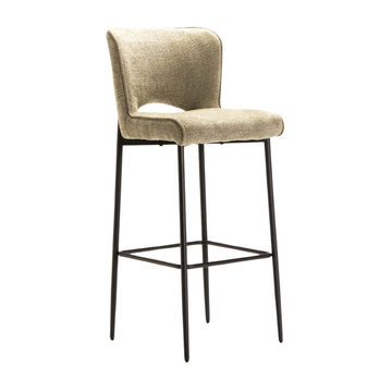 Pavia Fabric Barstool - Mint