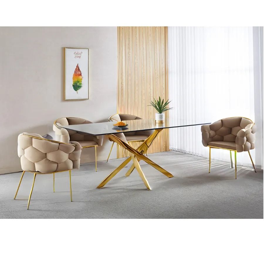 KCW FURN:Capri 4 Seater Dining Set