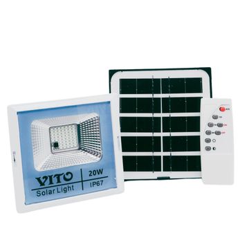 Vito 20w Solar Floodlight with Remote Control