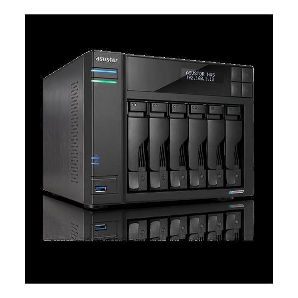 Asustor Lockerstor 6 Gen2 6 Bay NAS No Hard Drive