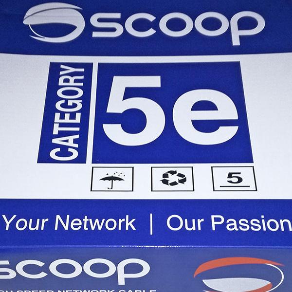 Scoop 100M Box Cat5E Cca Utp Cable