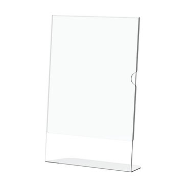 Acrylic Menu Holder - Single Sided - A5 Portrait - Box 5