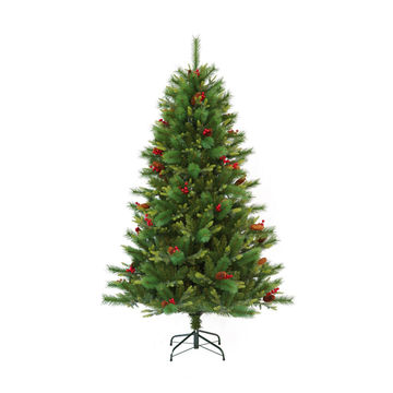 CHRISTMAS TREE WITH PINE CONES 2.4M 1246 POINTS