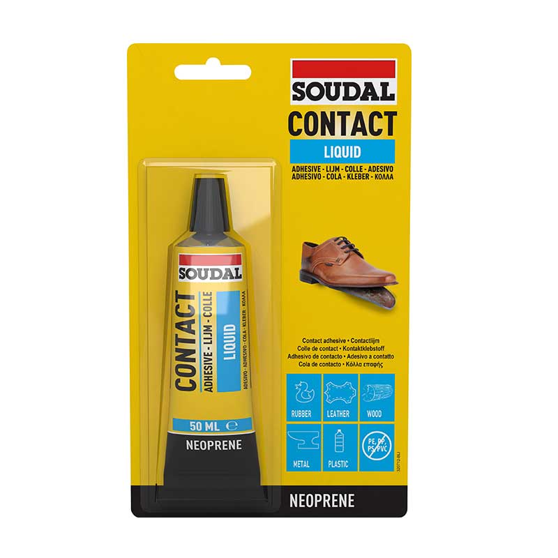 SOUDAL Contact Adhesive Liquid Glue Blister 50ml