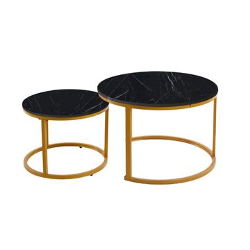 Black Nesting Coffee Table