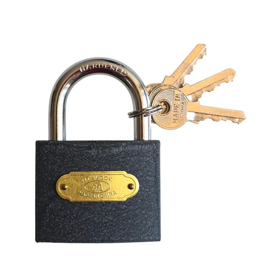 NT TOOLS - Iron Padlock 63mm - 3 Keys (Boxed)