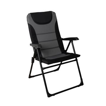 Heavy-Duty Folding Recliner Camping Chair – 150 kg Capacity with Adjustable Comfort Backrest