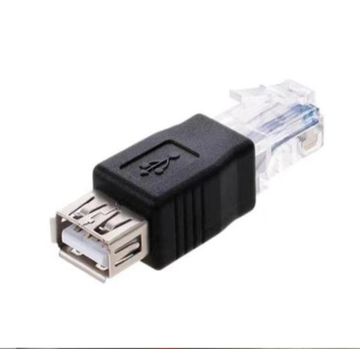 Crystal head USB type A female to RJ45 Ethernet