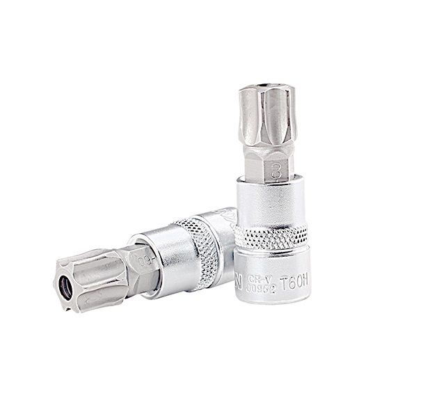 Fixman - 3/8" Dr.Bit Socket T60H Torx Security - 2 Pack