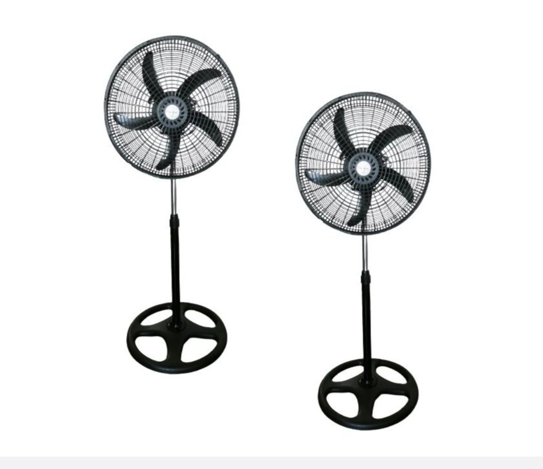 18 inch Adjustable Pedestal Fan - Set of 2