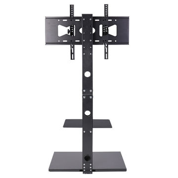 FLOOR TV STAND WITH SHELVES FOR 32"-65" SCREEN