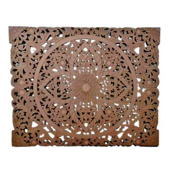 Ultra Intricate Design Raw MDF Wooden Headboard DIY - King XL