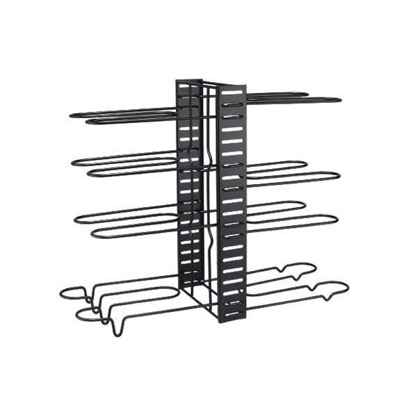 8 TIERS POT AND PAN ORGANIZER ADJUSTABLE HOLDERS RACK