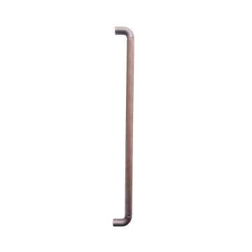 KNURLED D HANDLE ANTIQUE BRASS 320MM