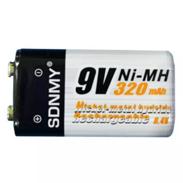 Rechargeable Battery 9V Ni-Mh 320mAh