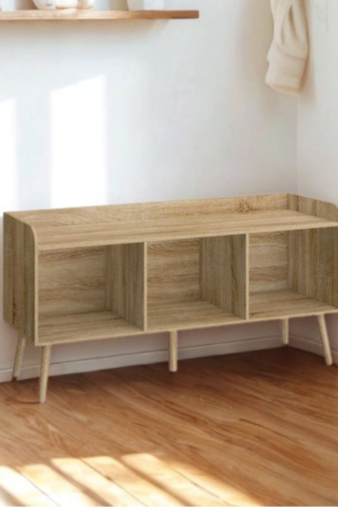 Modern MDF TV Stand 120 38 61 cm – Entertainment & Media Storage Unit