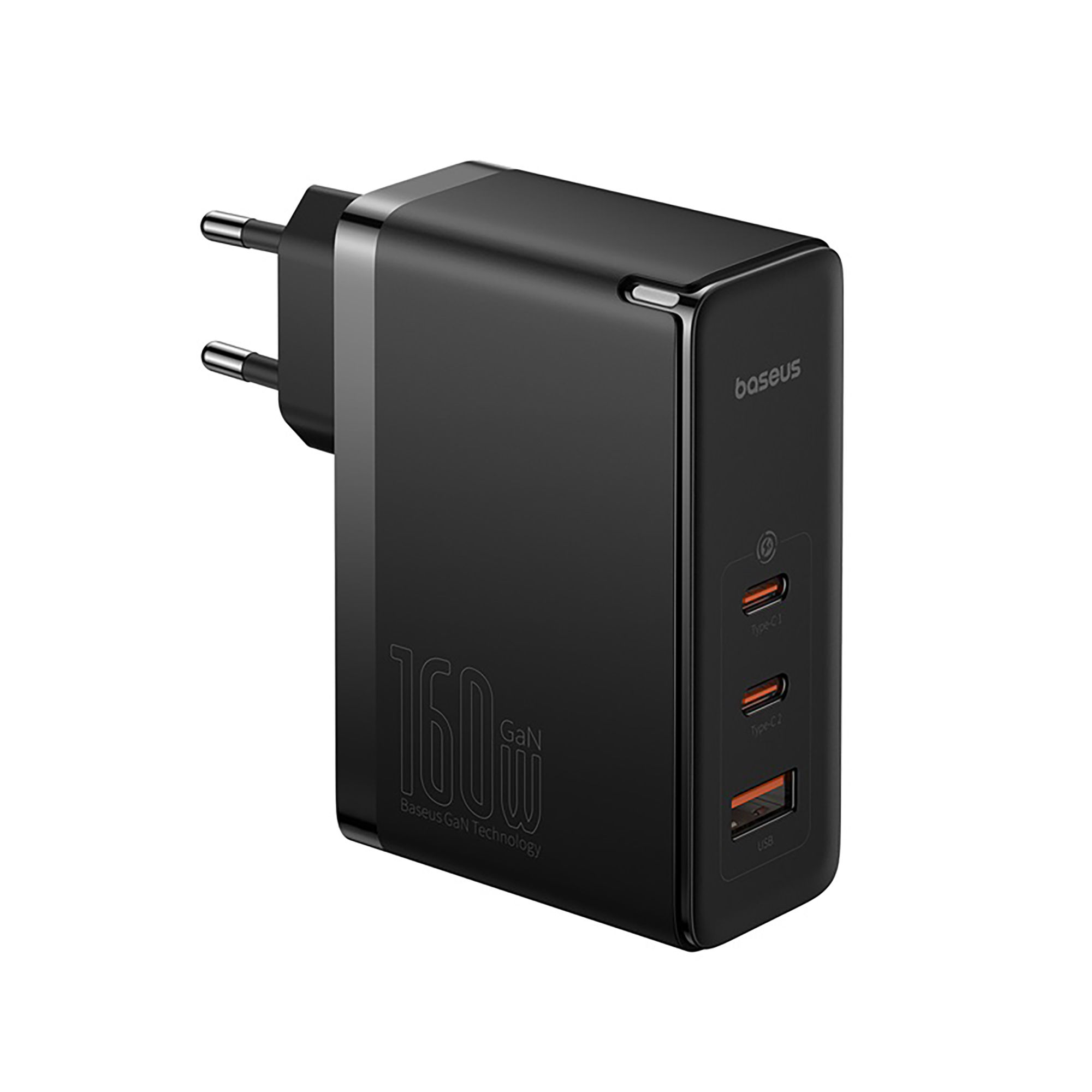 Baseus GaN5 Pro Digital Fast Charger 2C+U 160W - Cluster Black