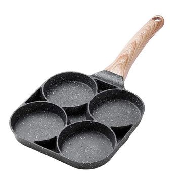 Four-Hole Non-Stick Thick Breakfast Cooking Pan
