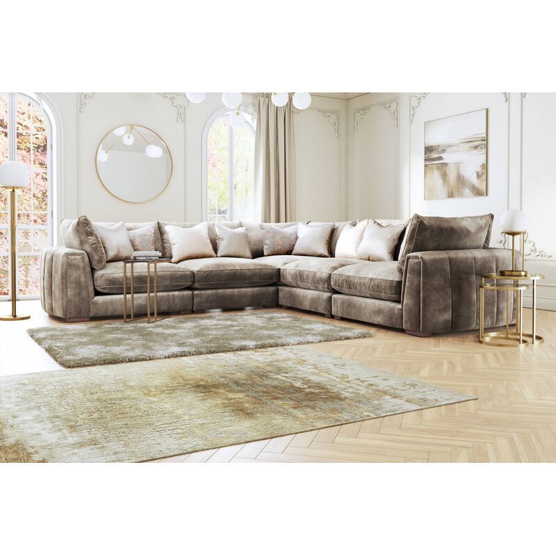 Charlotte L Shape Sofa + 3 Free Cushions